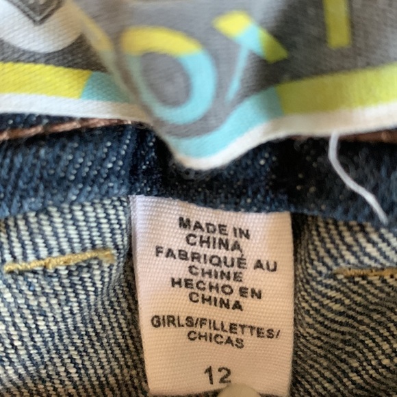 Roxy Girls Skinny Jeans Size 10/12 - Picture 6 of 7